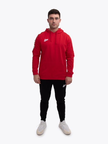 This smart looking sports outfit is being worn by a man