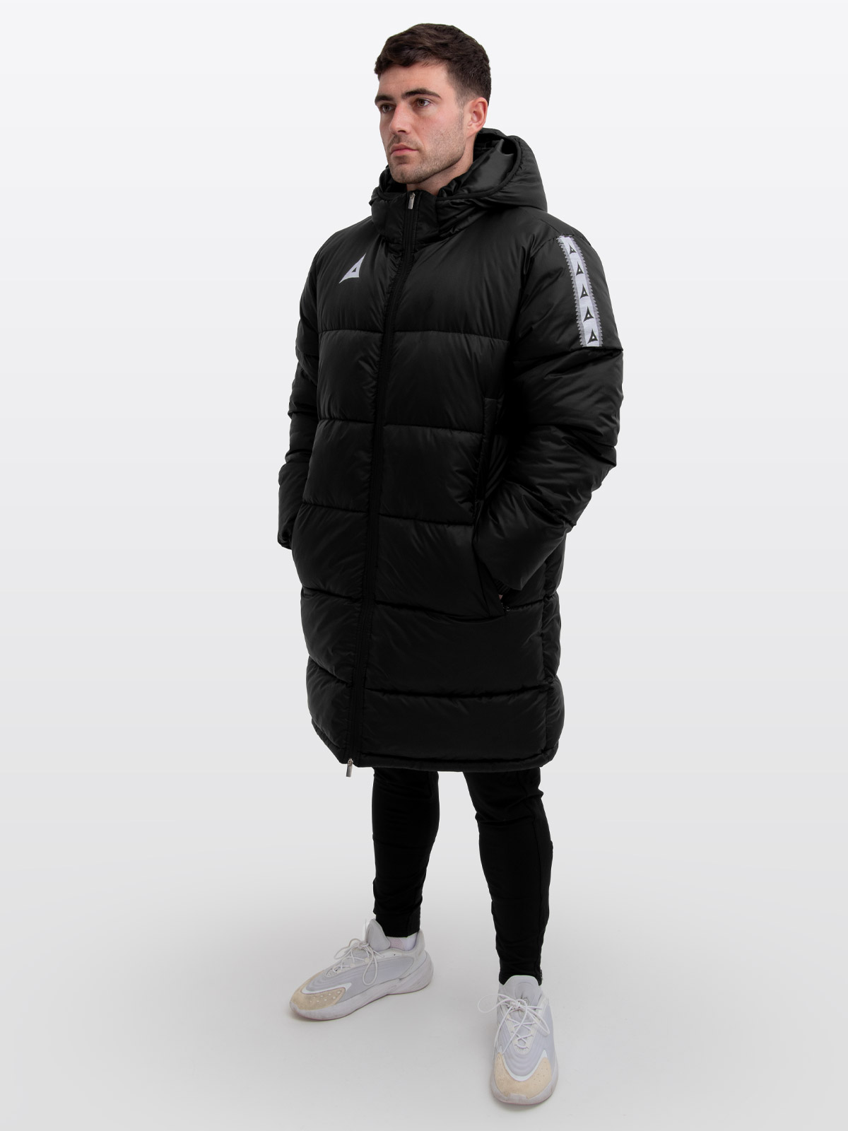 picture of evolve pro padded bench jacket - black