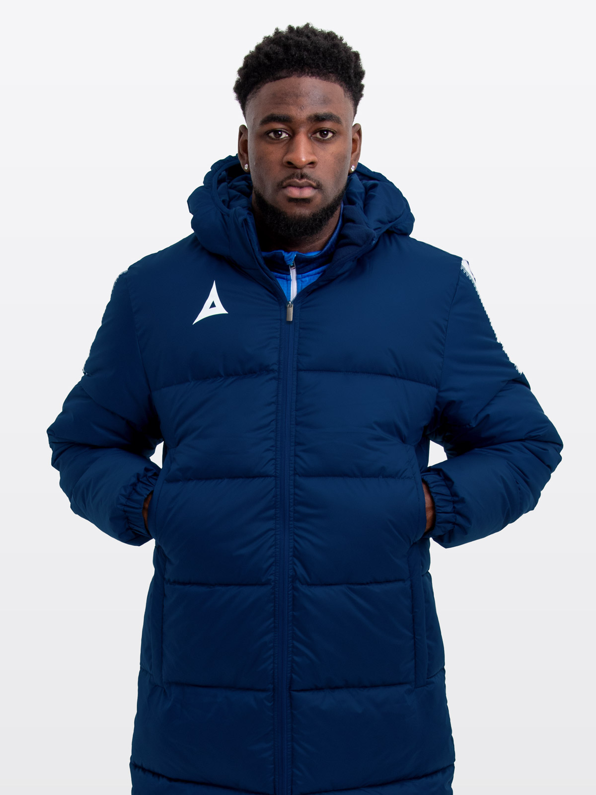 picture of evolve pro padded bench jacket - navy
