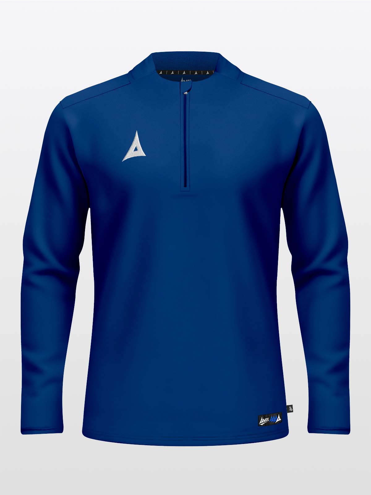 front view of the avec focus 2 navy tech overlay