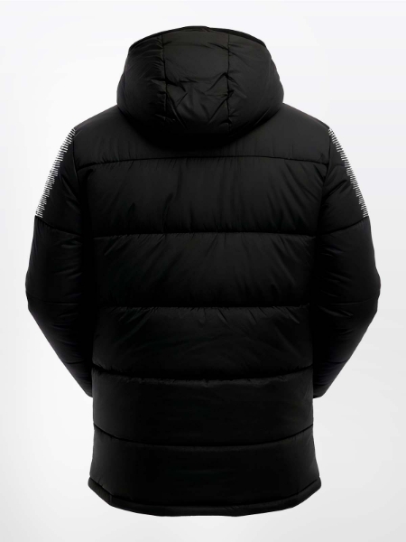 Back View of the Avec Evolve Pro Padded Jacket in Black