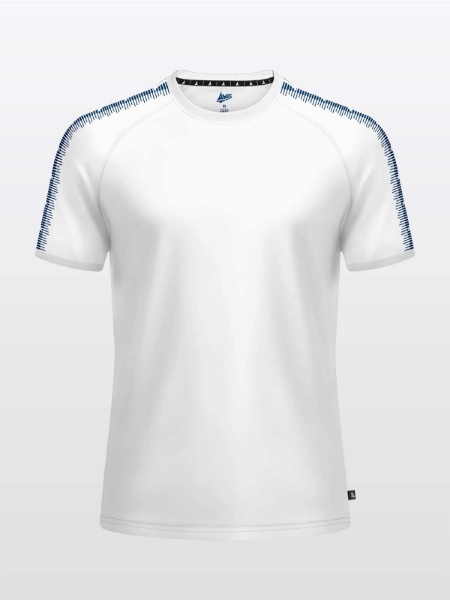 Front View of the Avec Evolve White T-Shirt