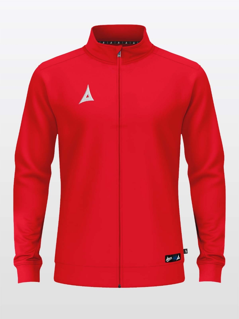 Front View of the Avec Focus 2 Red Track Jacket