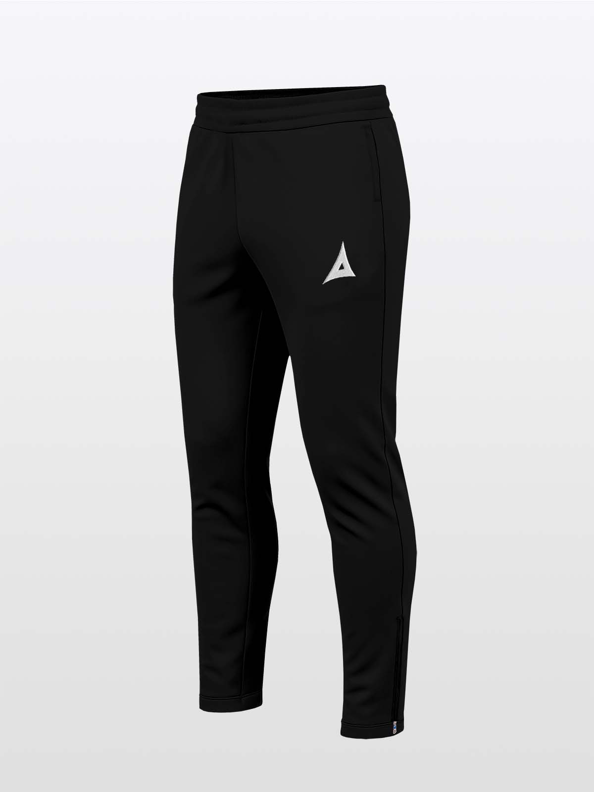 profile view of the avec focus 2 black tech pant