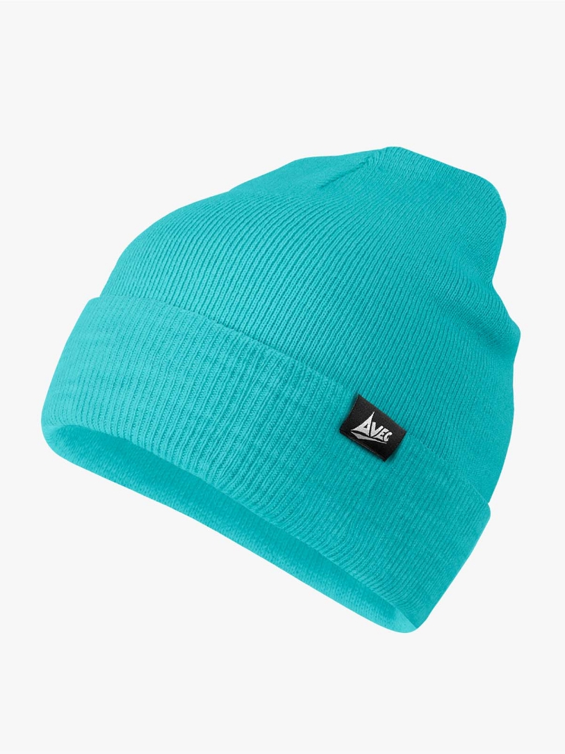 Avec Hyper Blue Beanie Hat - Profile view