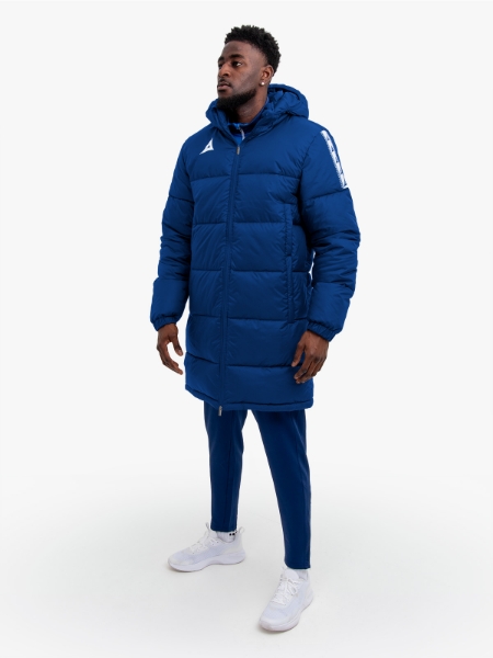 Avec Evolve Pro Padded Bench Jacket worn by model – Full body shot