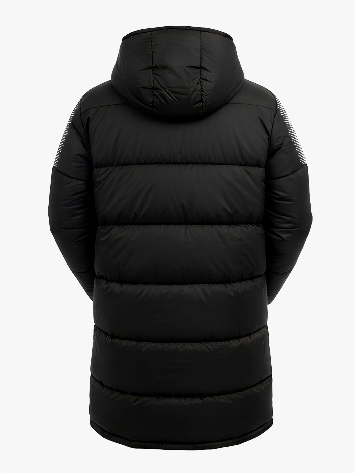 avec black evolve pro padded bench jacket - back