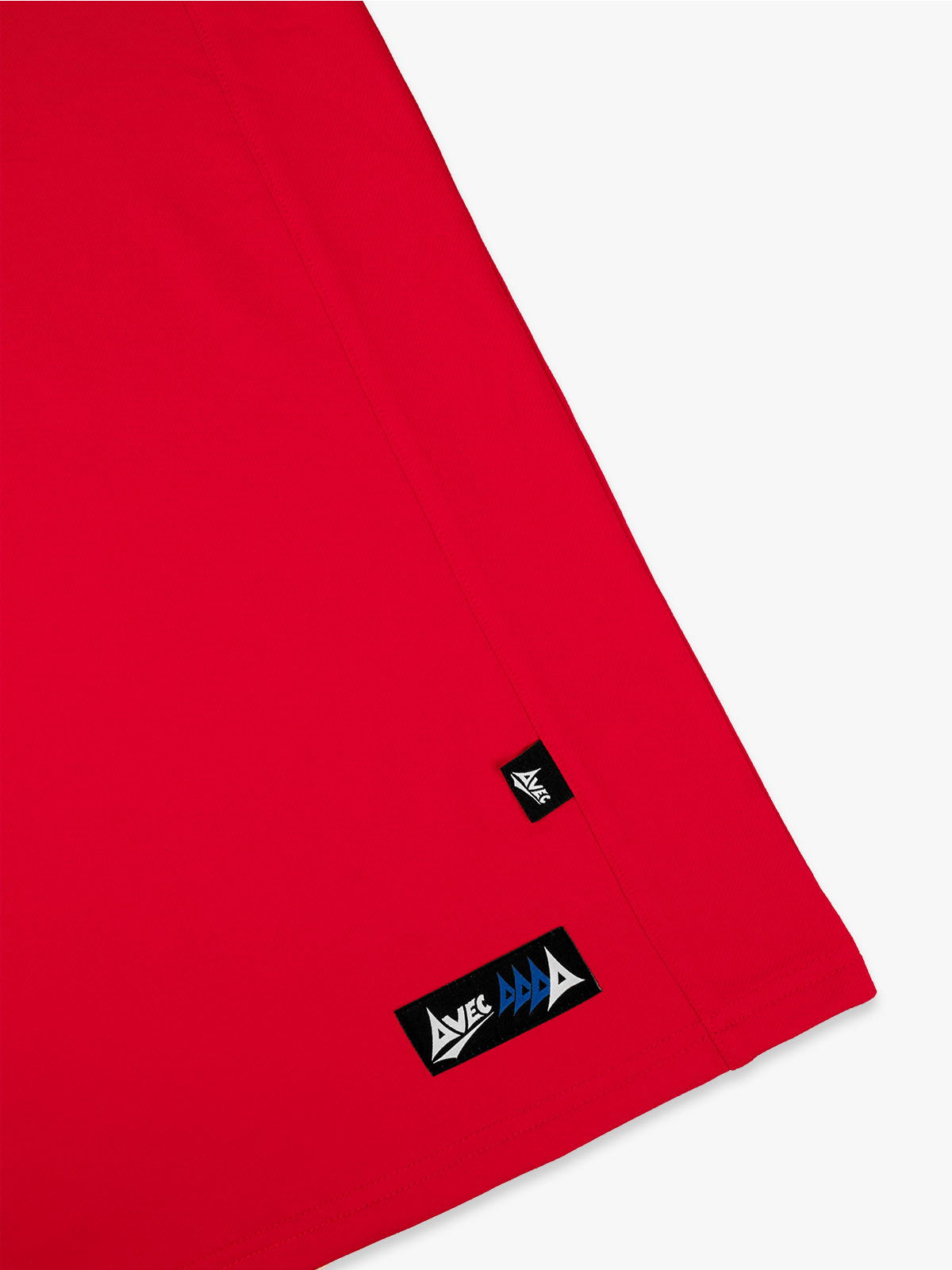 	avec focus 2 red tech overlay - authentic sportswear id label