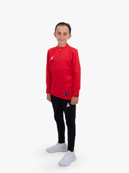 Avec Focus 2 Black Tech Pant worn by junior model – Full body shot