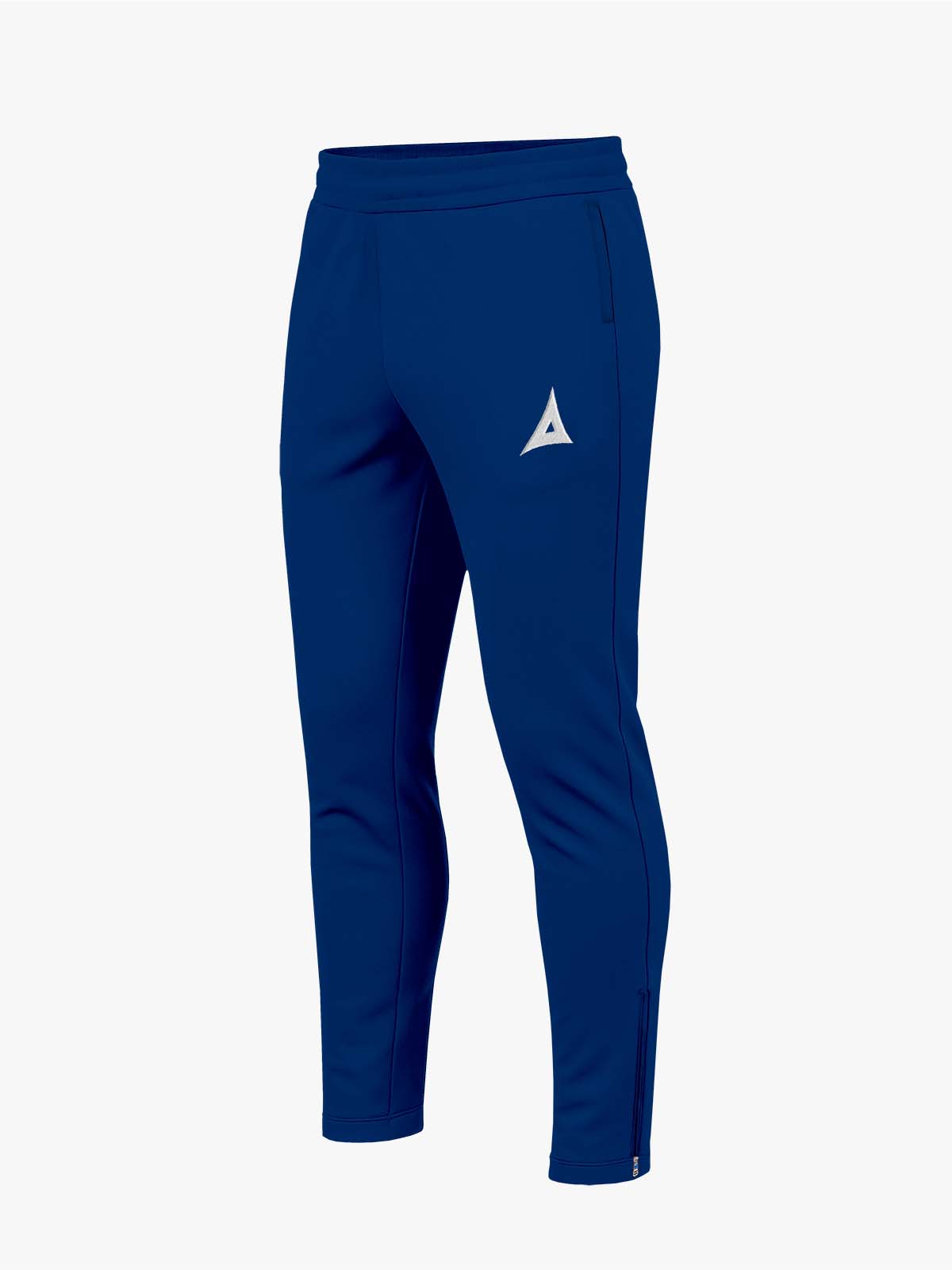 avec focus 2 navy tech pant - profile view