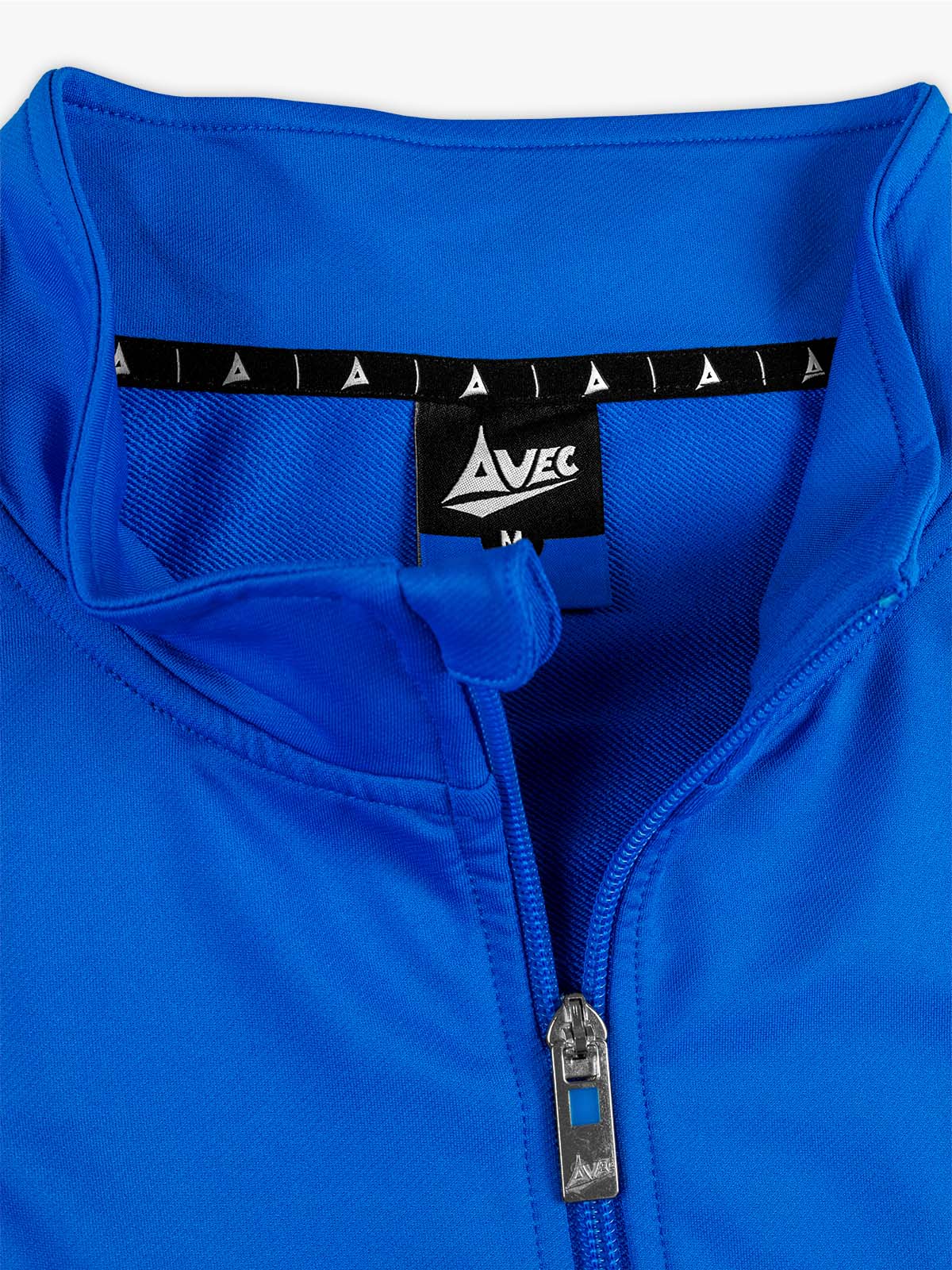 avec focus 2 royal blue track jacket – inner collar