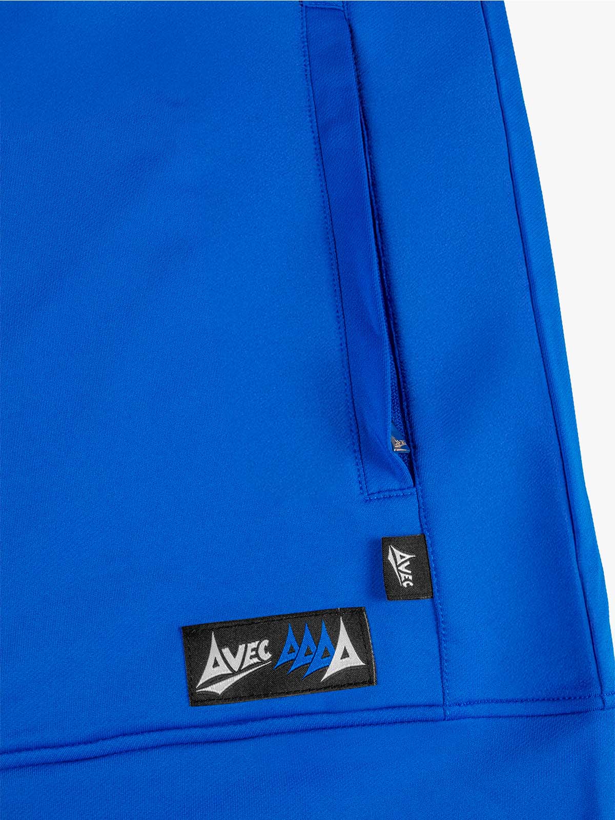 avec focus 2 royal blue track jacket – authentic sportswear id label