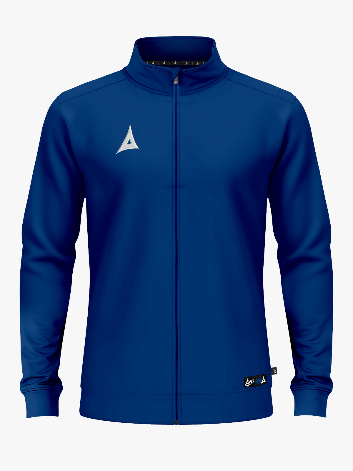 avec focus 2 navy blue track jacket – front view
