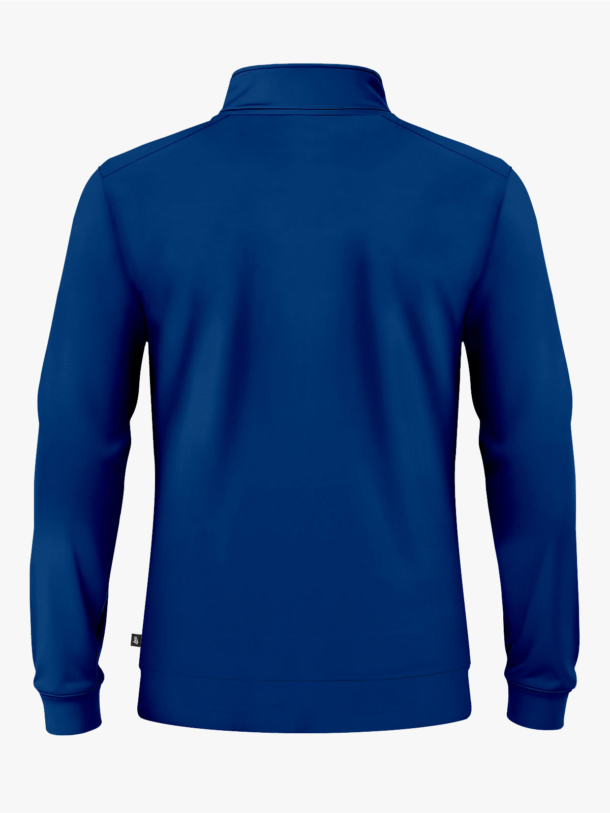 avec focus 2 navy blue track jacket – back view