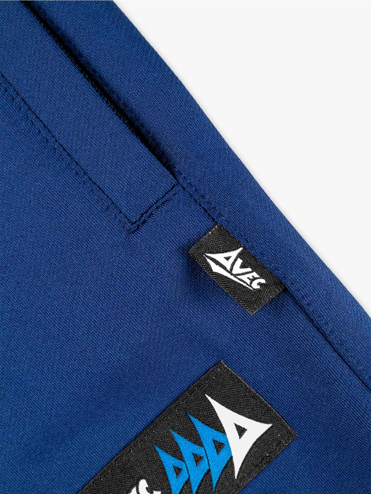 avec focus 2 navy blue track jacket – authentic sportswear id label