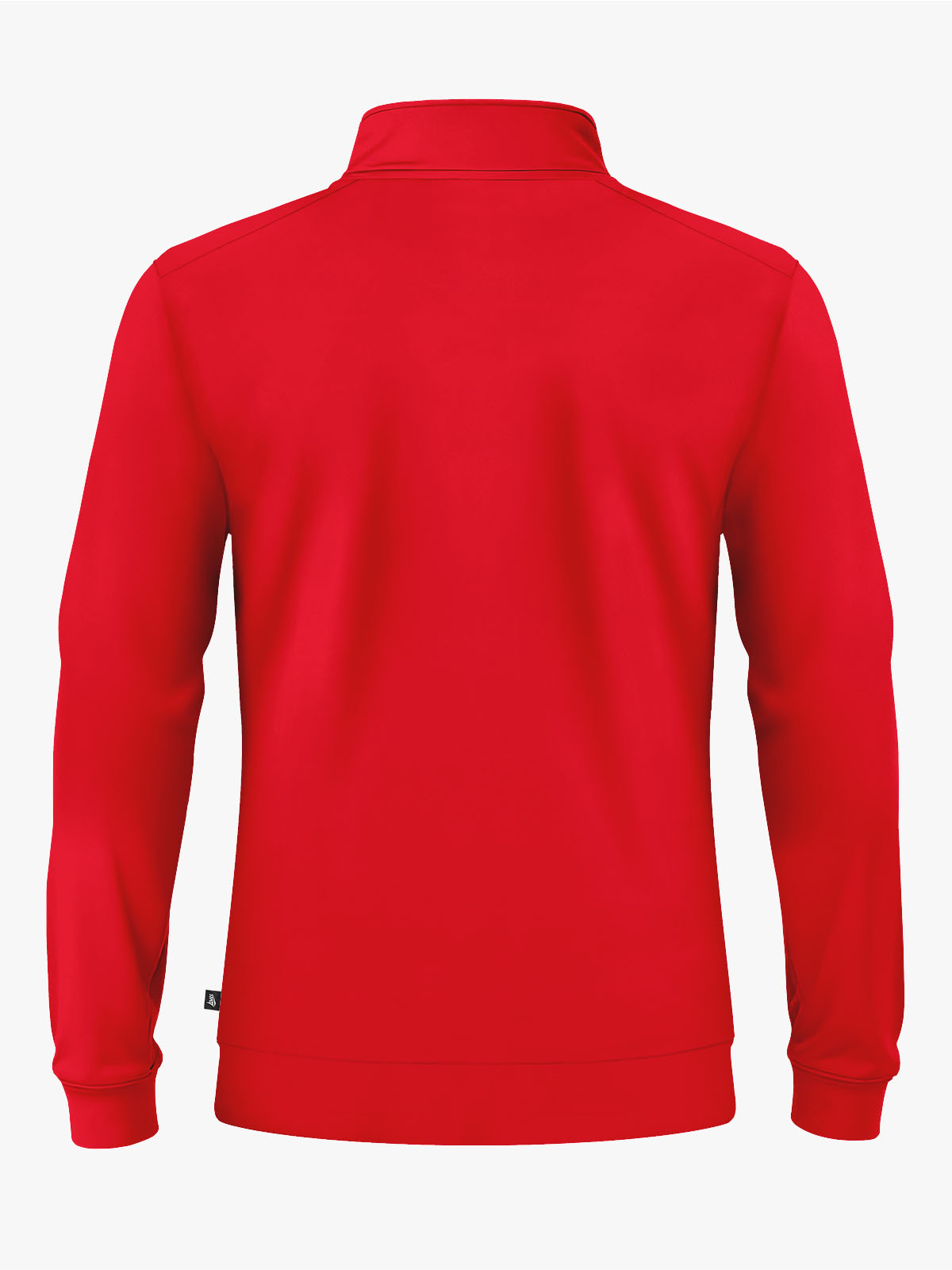 avec focus 2 red track jacket – back view