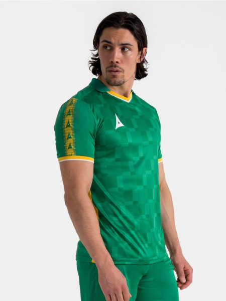 Avec SQ Pro match jersey in green and yellow