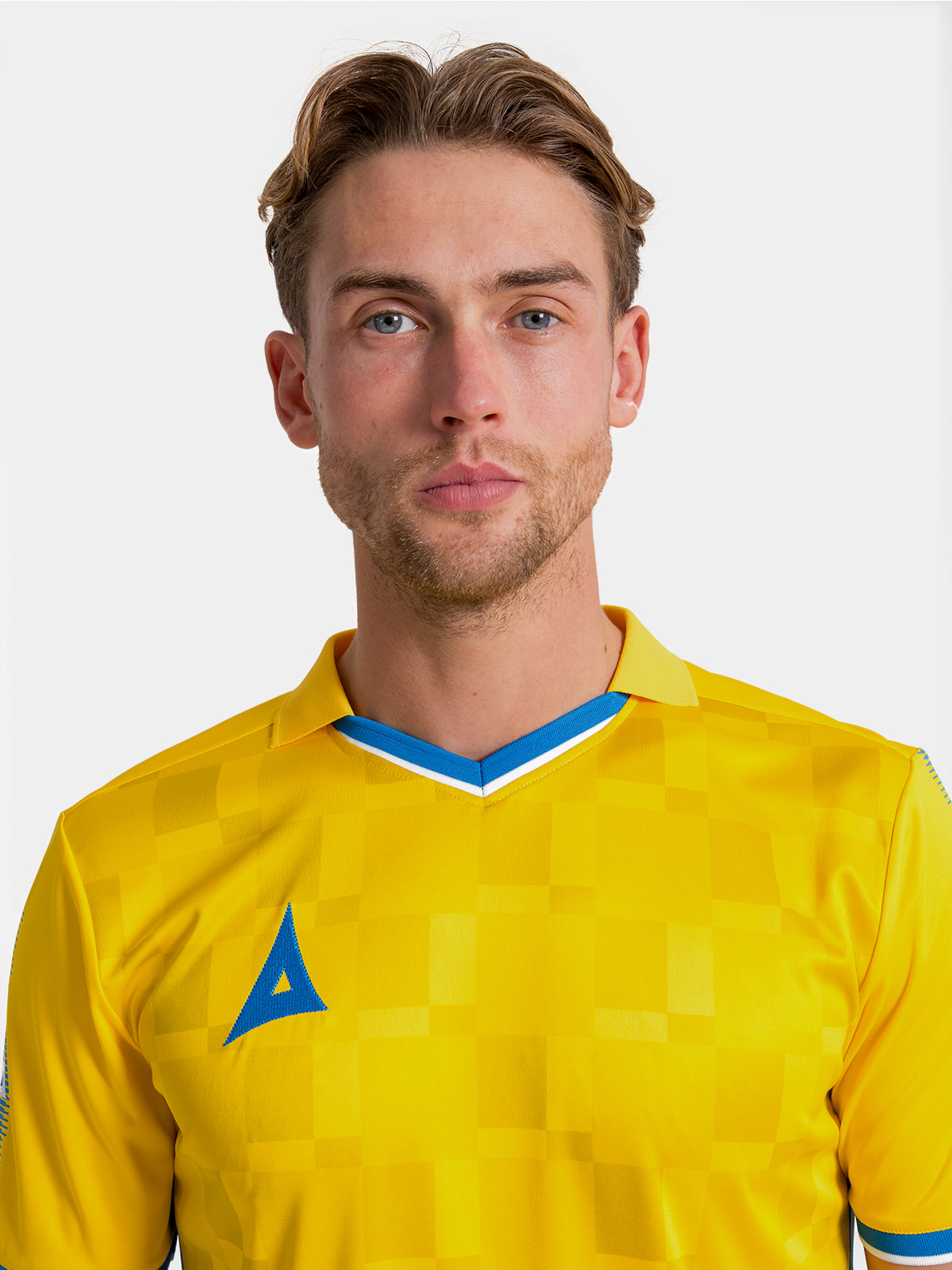 close‑up of sq pro fabric texture in yellow