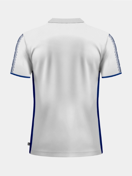 SQ Pro Jersey Grey with Navy Trim back view