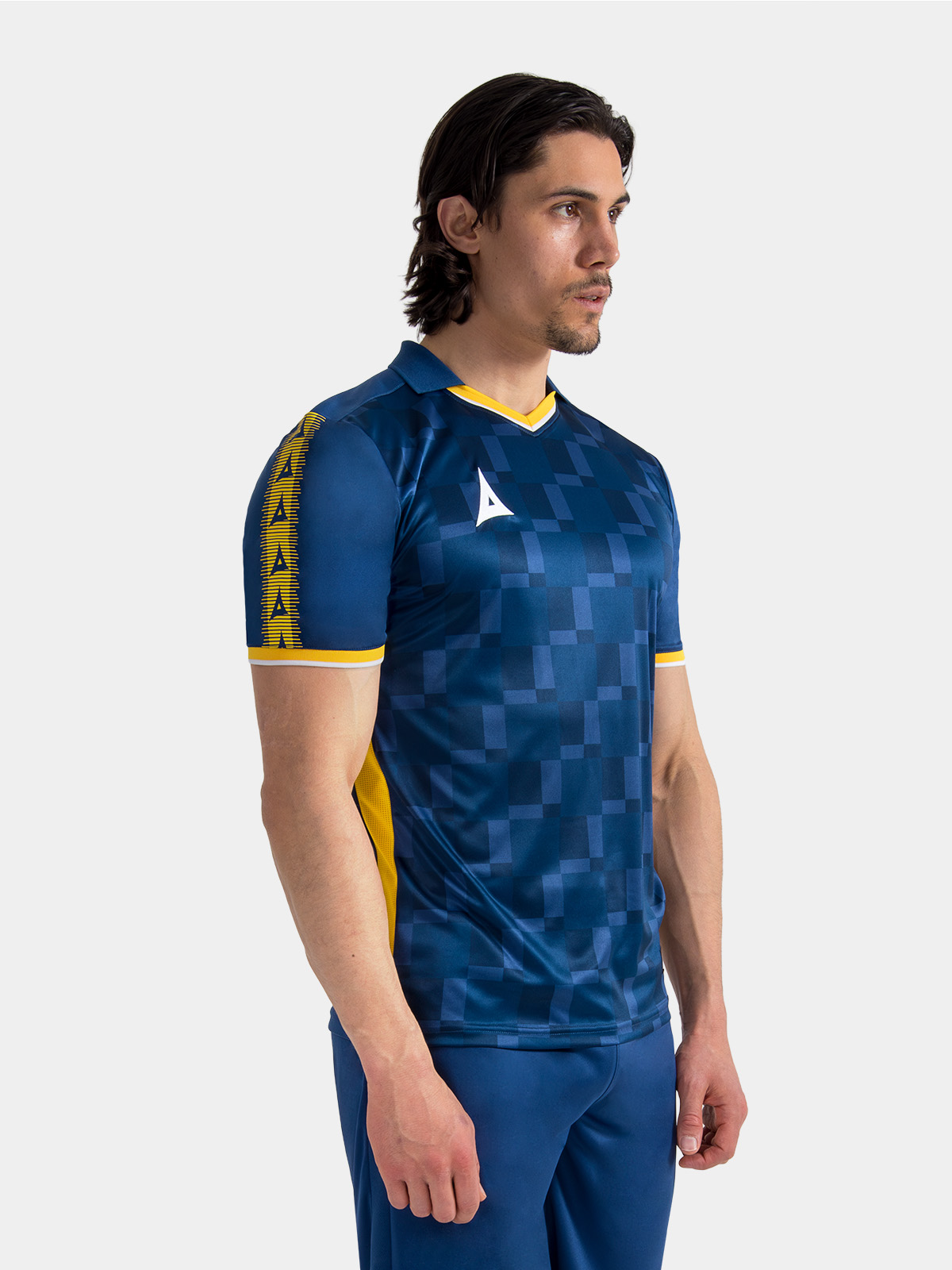 performance fit navy football jersey by avec sport