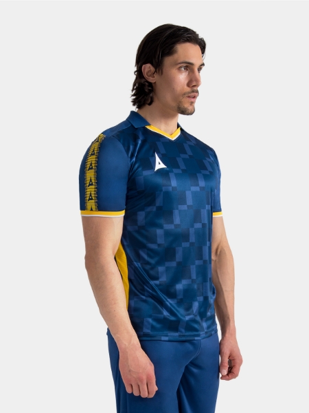 Performance fit Navy football jersey by Avec Sport