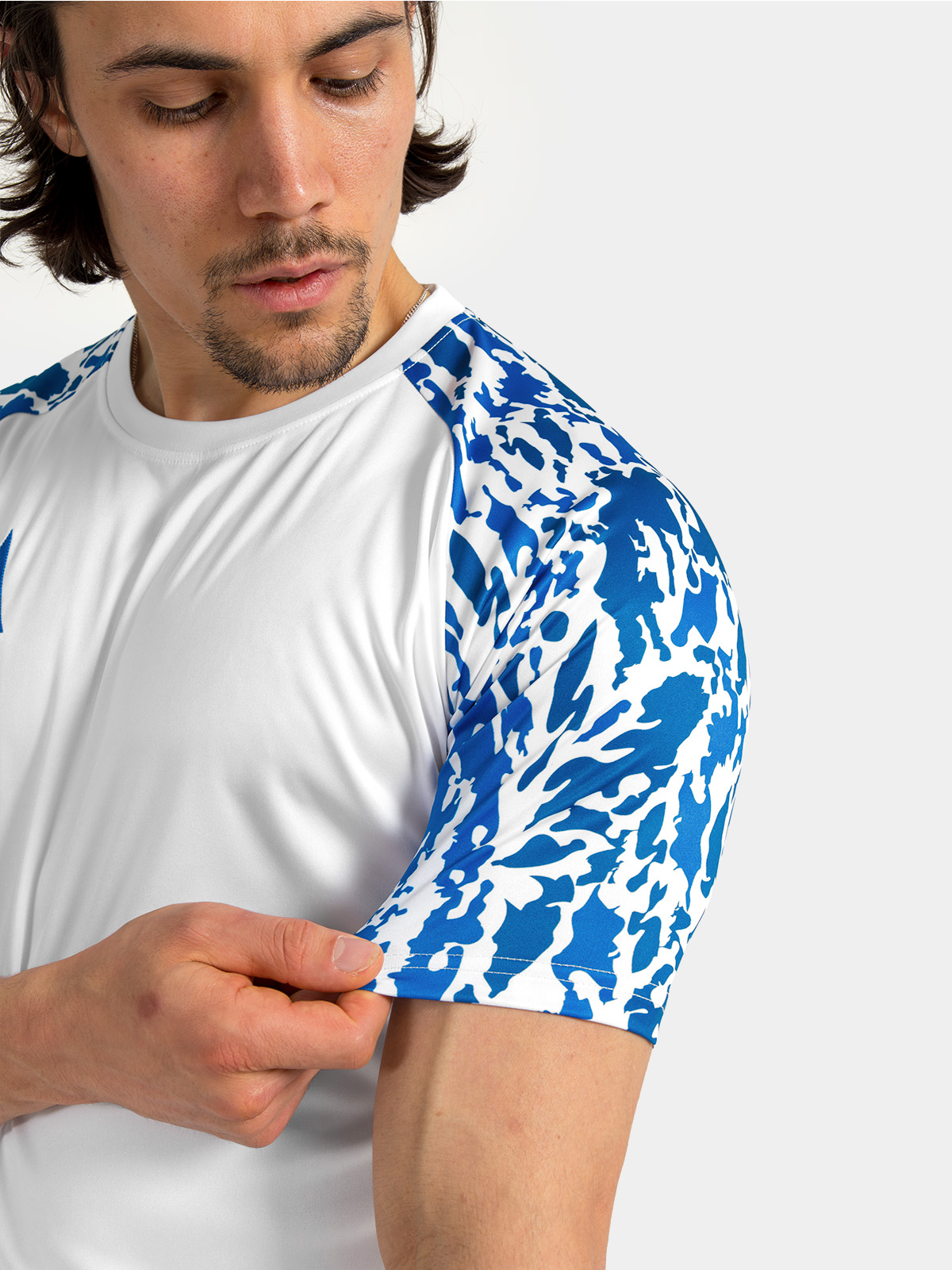 picture of classic pro jersey - white/royal