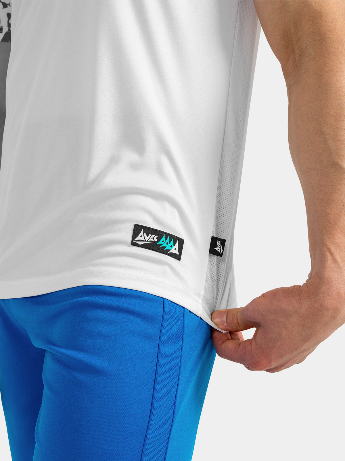 picture of classic pro jersey - white/royal