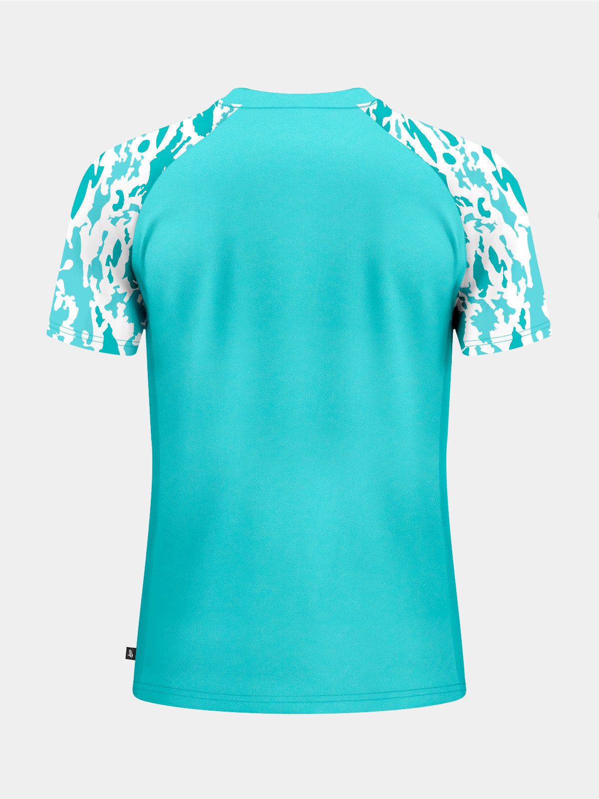 back view of the hyper blue matchday jersey, offering a clean surface for club sponsors and player numbering.