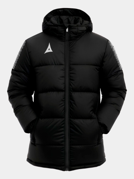 Avec Evolve Pro Padded Jacket in Black – front view