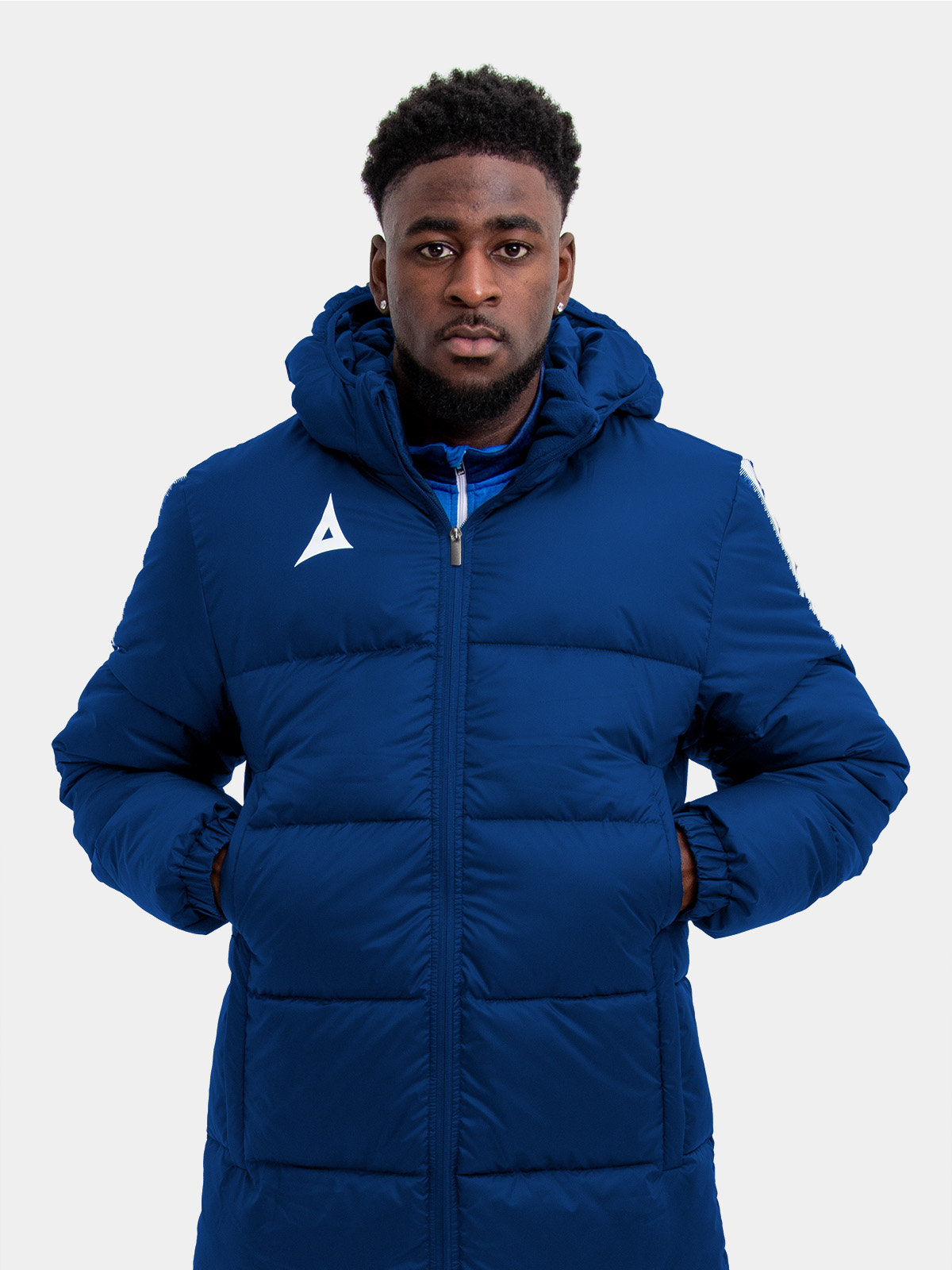 picture of evolve pro padded bench jacket - navy