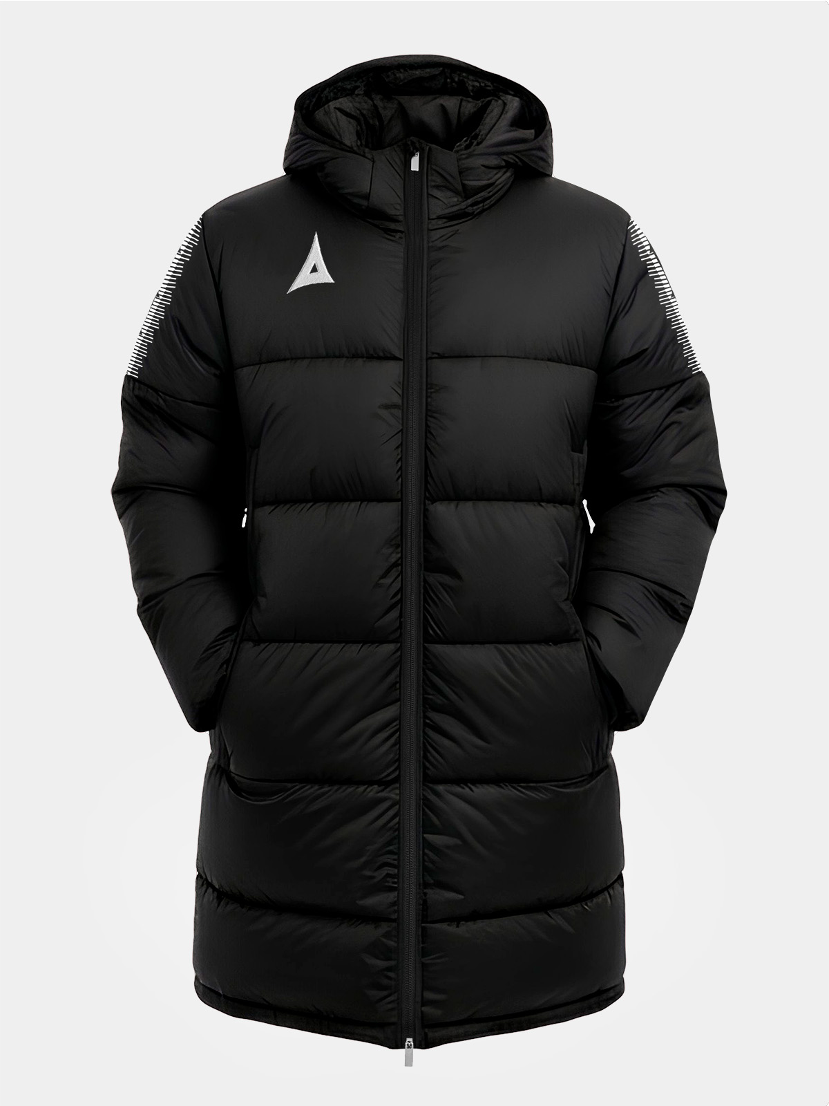 picture of evolve pro padded bench jacket - black