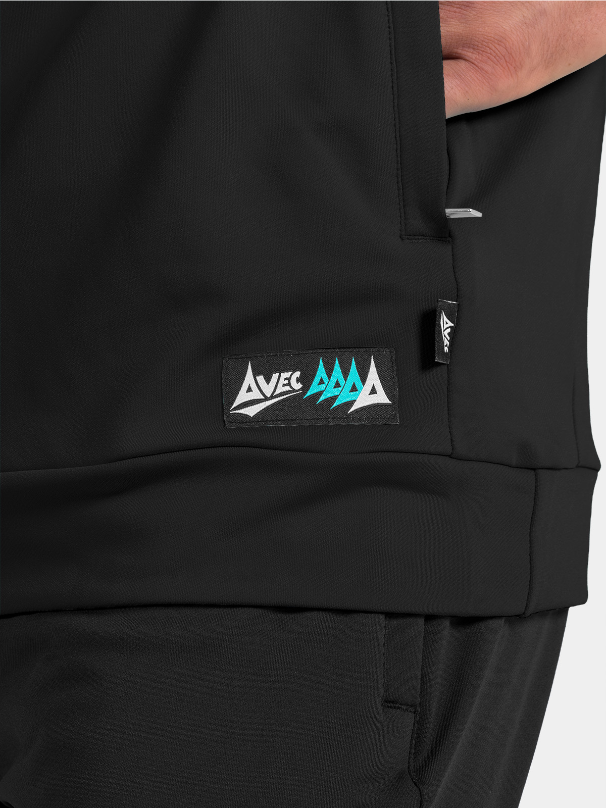picture of focus 2 qz hoodie - black
