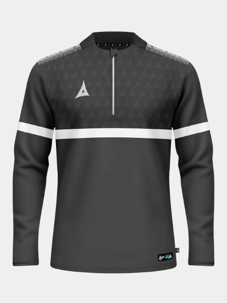 Front shot of the Anthracite Evolve Pro Overlay, displaying the modern charcoal colourway and contrast shoulder design panels.