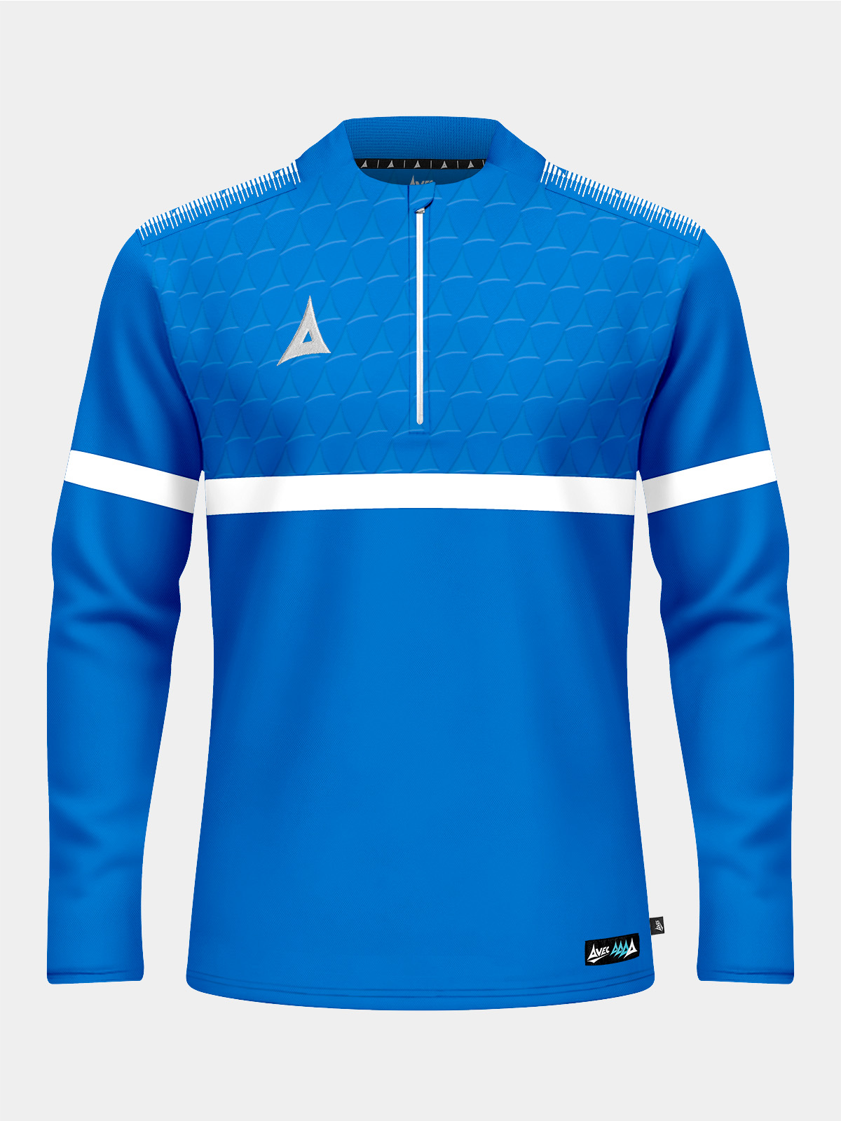 front shot of the royal blue evolve pro overlay, showcasing the vibrant colourway and technical mesh side panels.