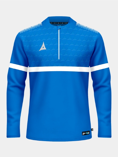 Front shot of the Royal Blue Evolve Pro Overlay, showcasing the vibrant colourway and technical mesh side panels.