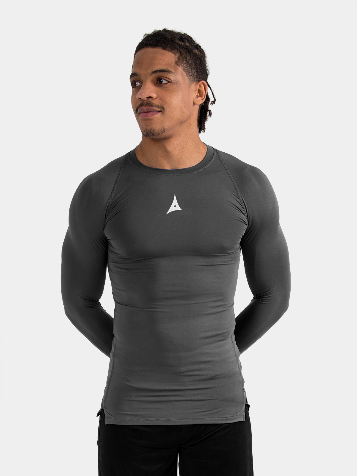 picture of bodyfit jersey - anthracite