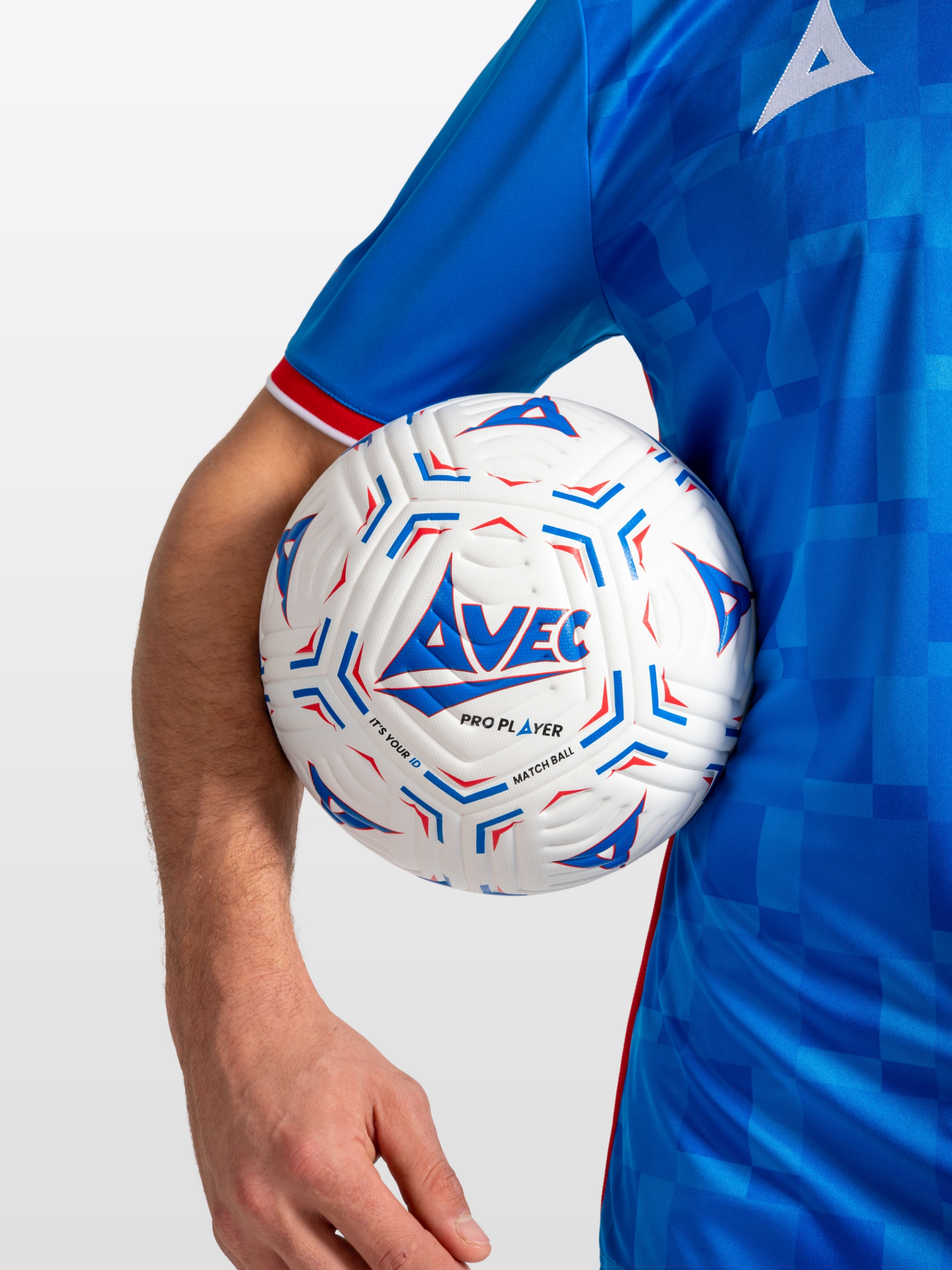 picture of match football - royal/red