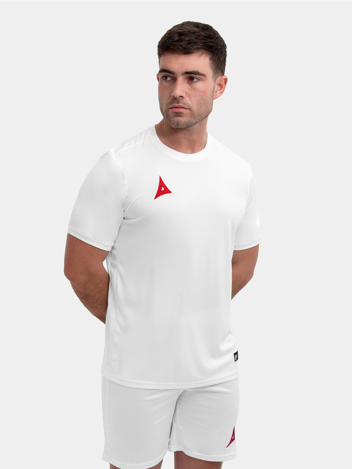 picture of focus 2 classic jersey - white/red