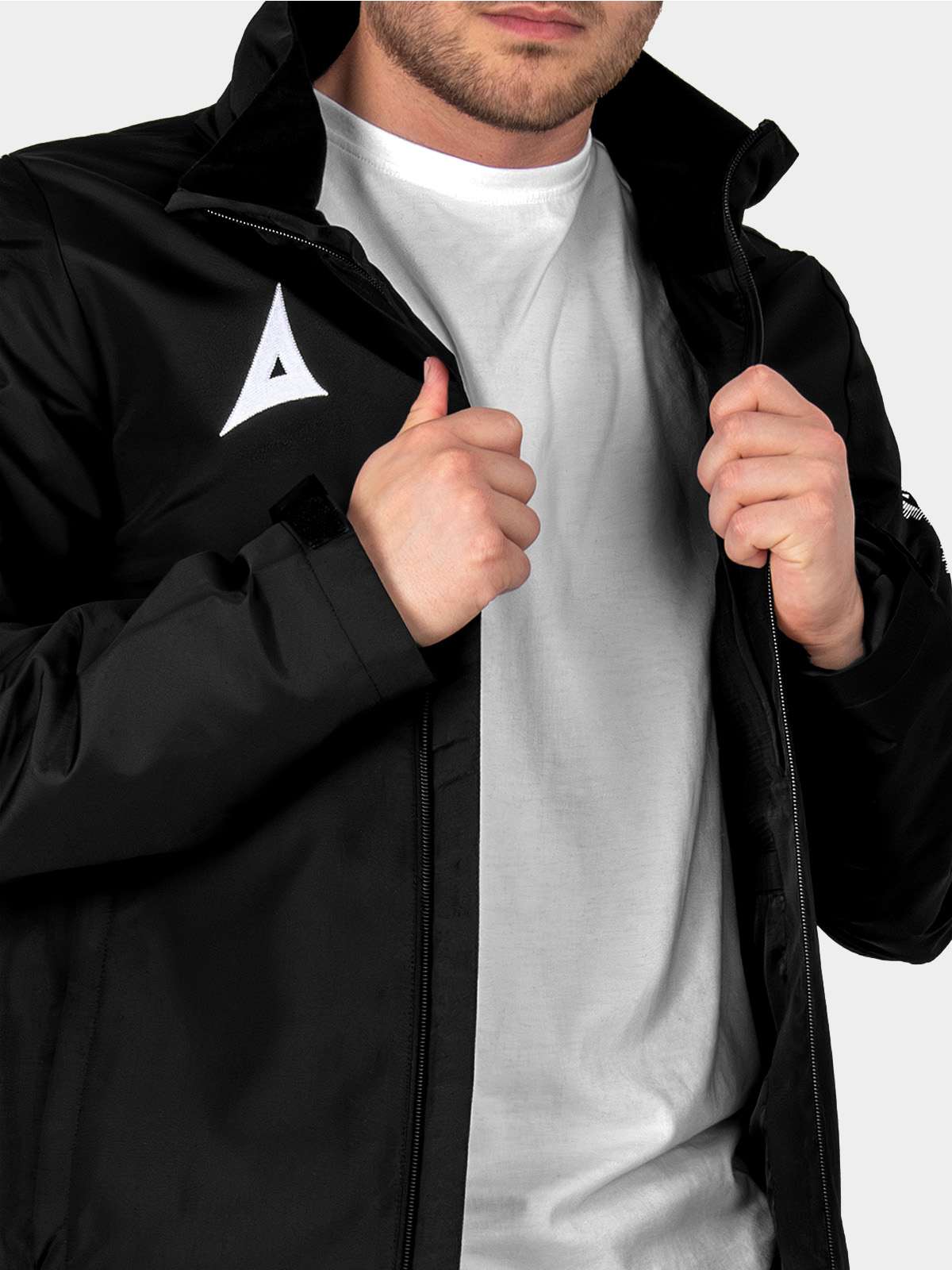 picture of evolve rain jacket - black