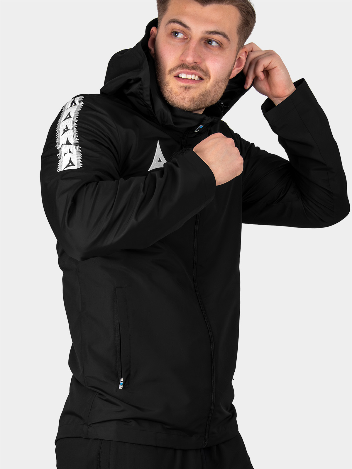 picture of evolve rain jacket - black