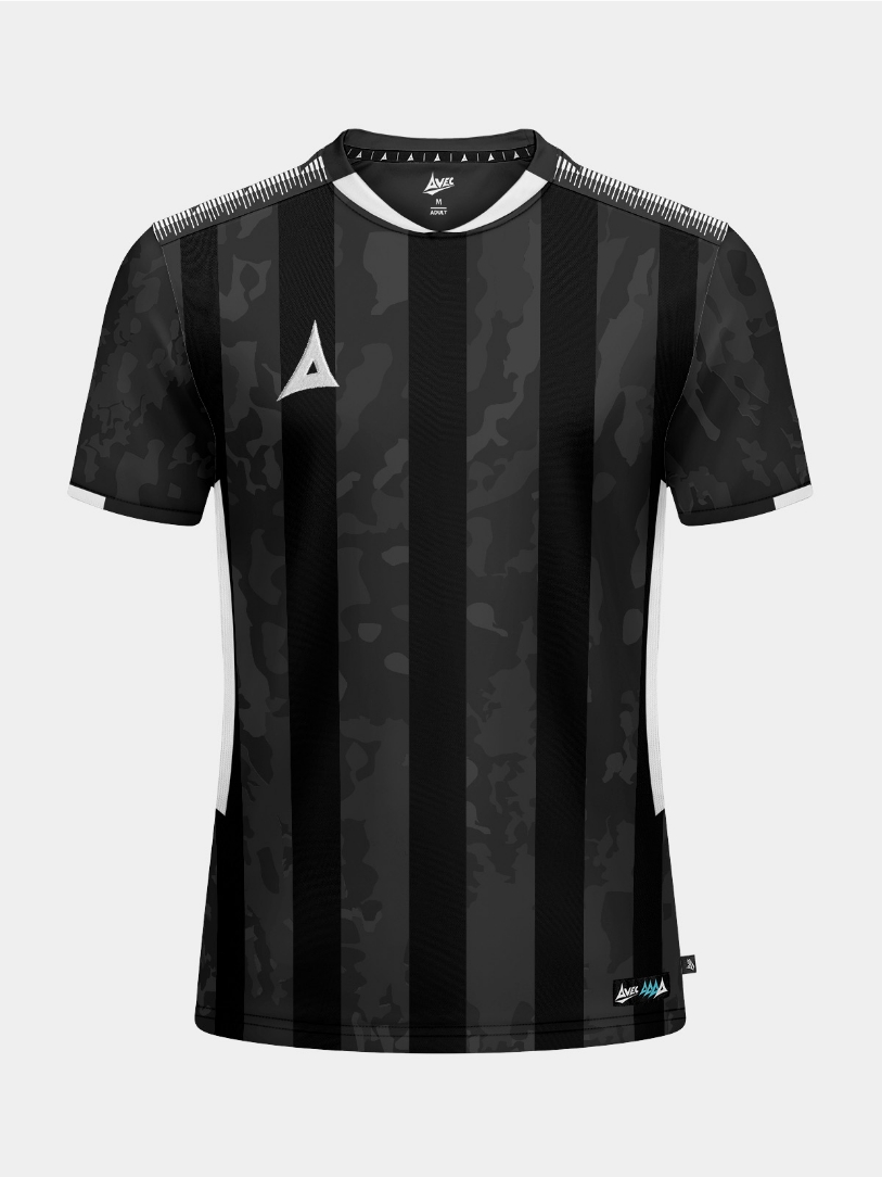Picture of PRO INTENT STRIPE JERSEY - ANTHRACITE/BLACK