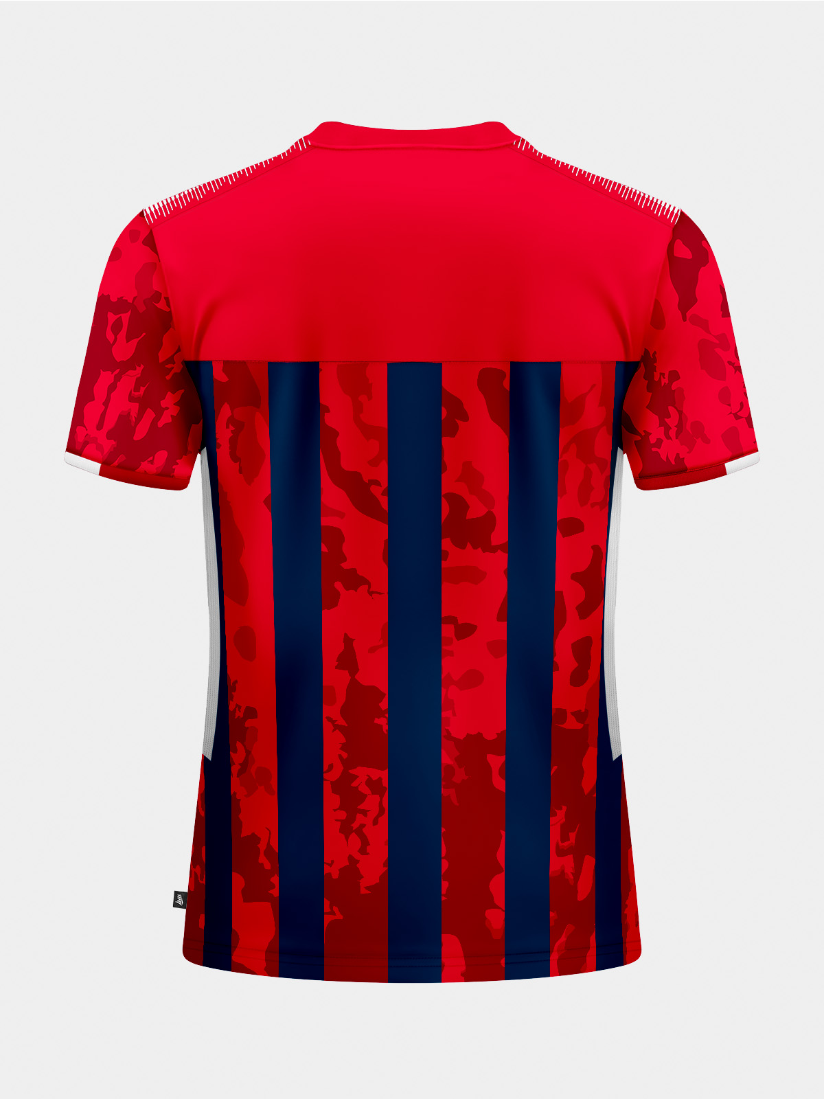 picture of pro intent stripe jersey - red/navy