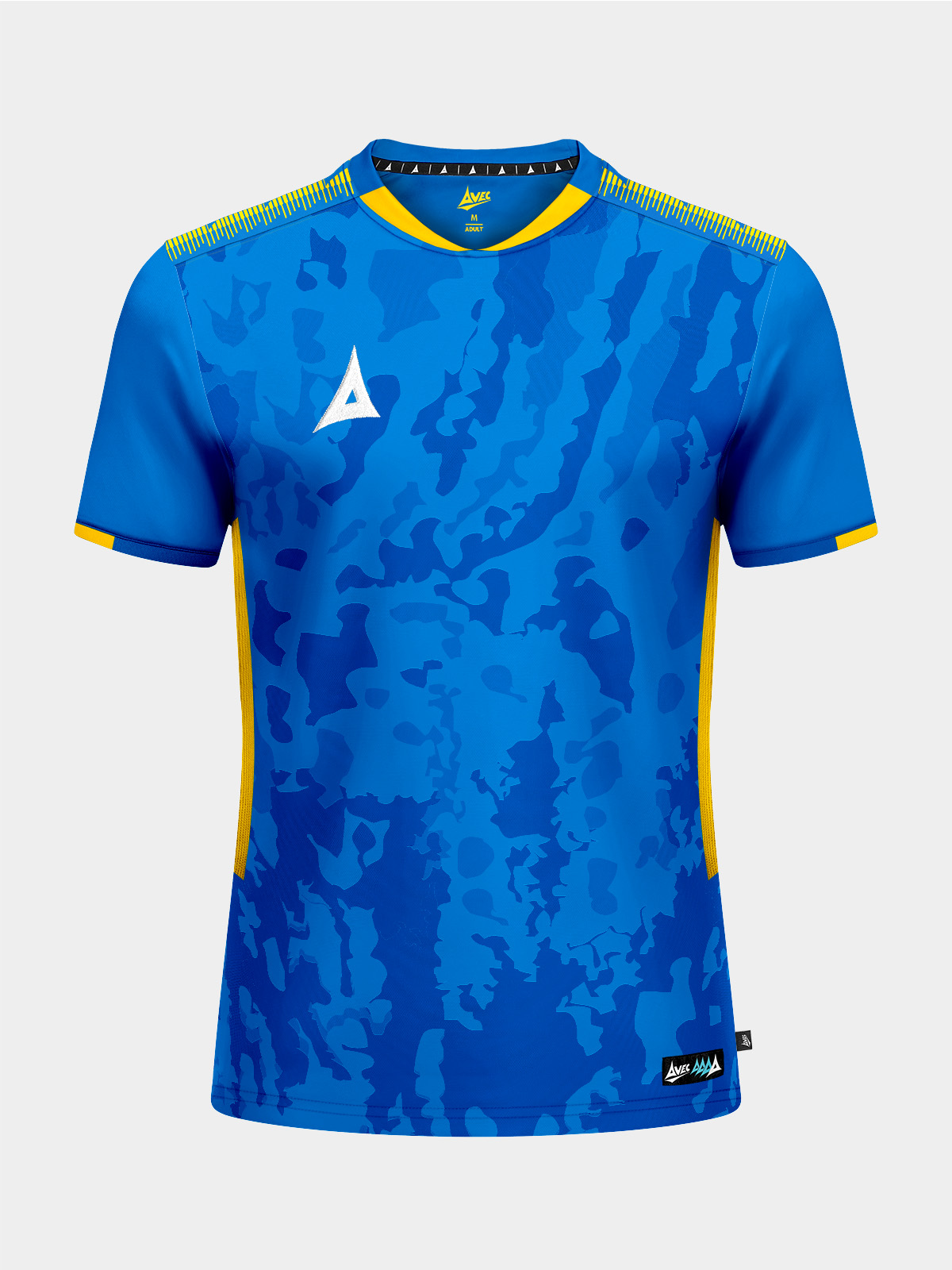 picture of pro intent jersey - royal/yellow