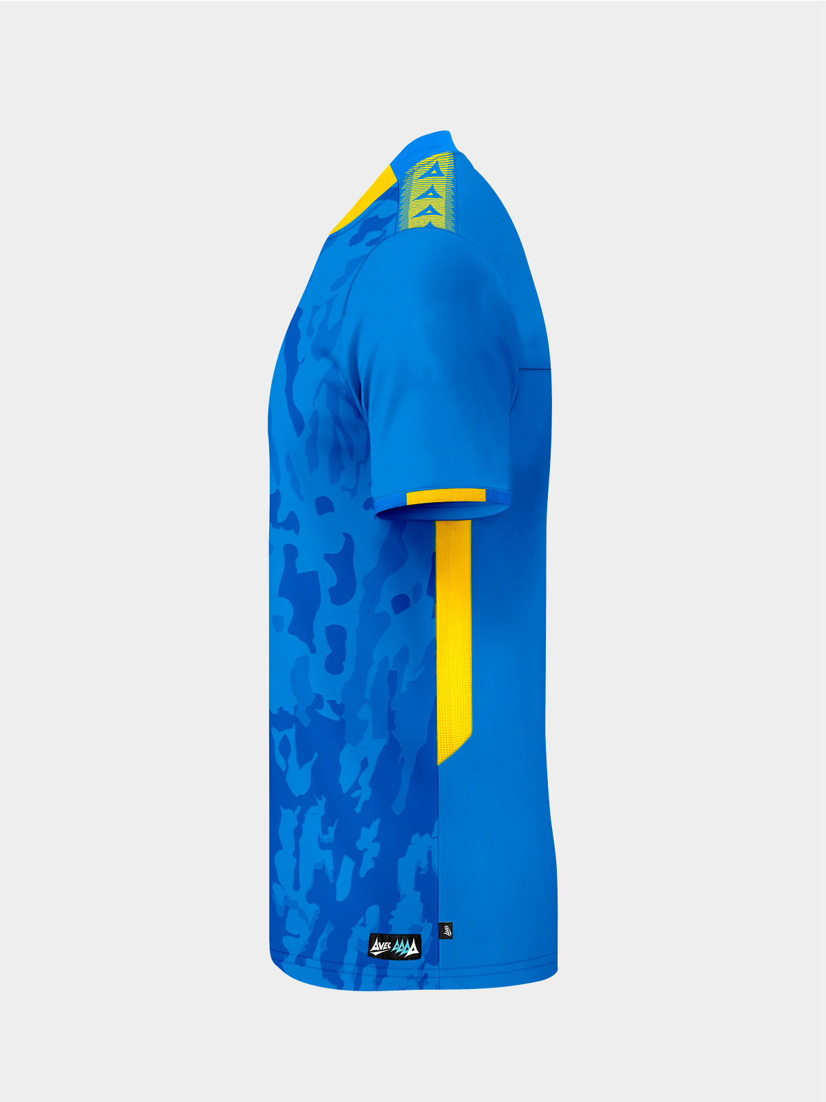 picture of pro intent jersey - royal/yellow