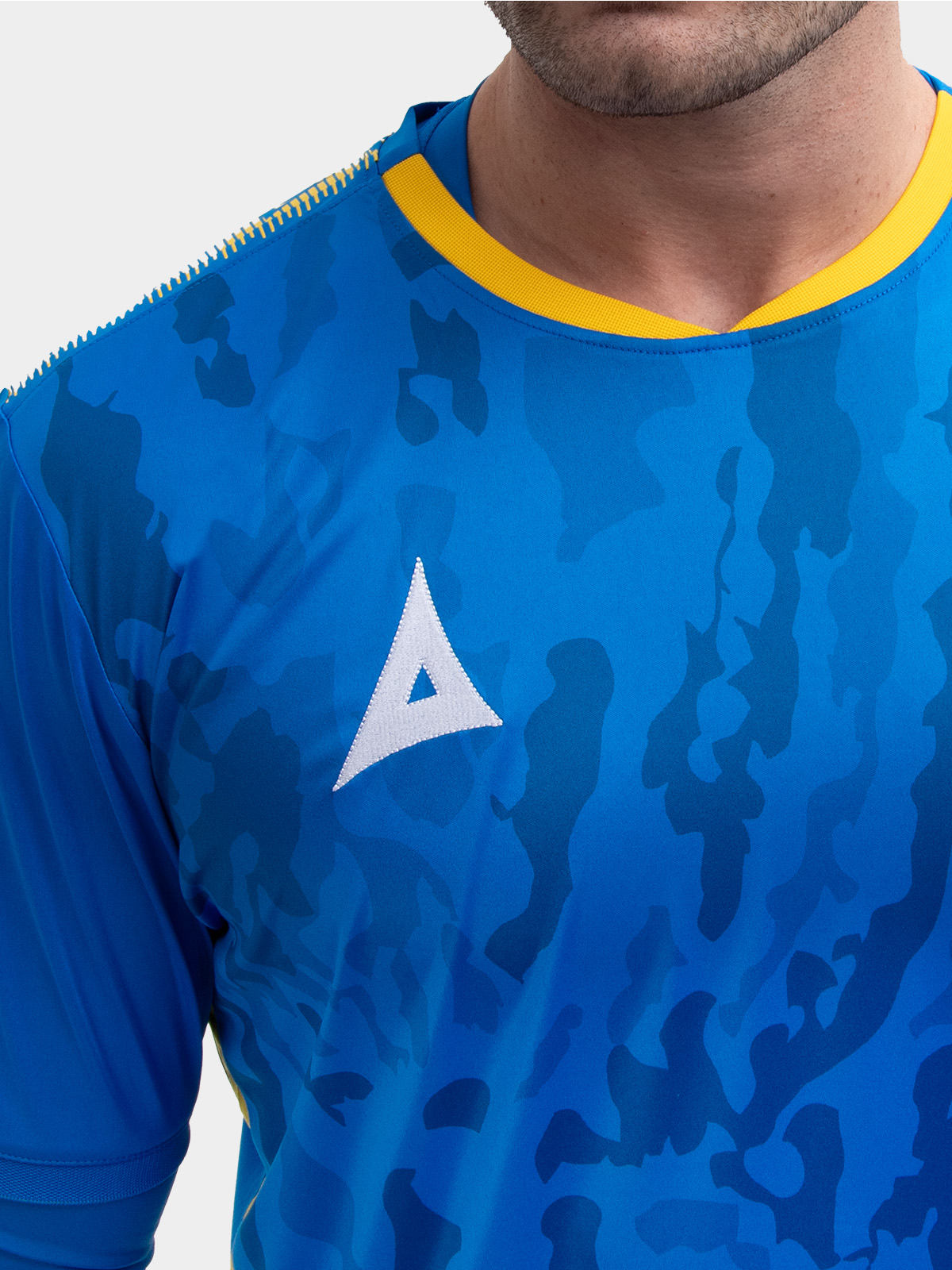 picture of pro intent jersey - royal/yellow