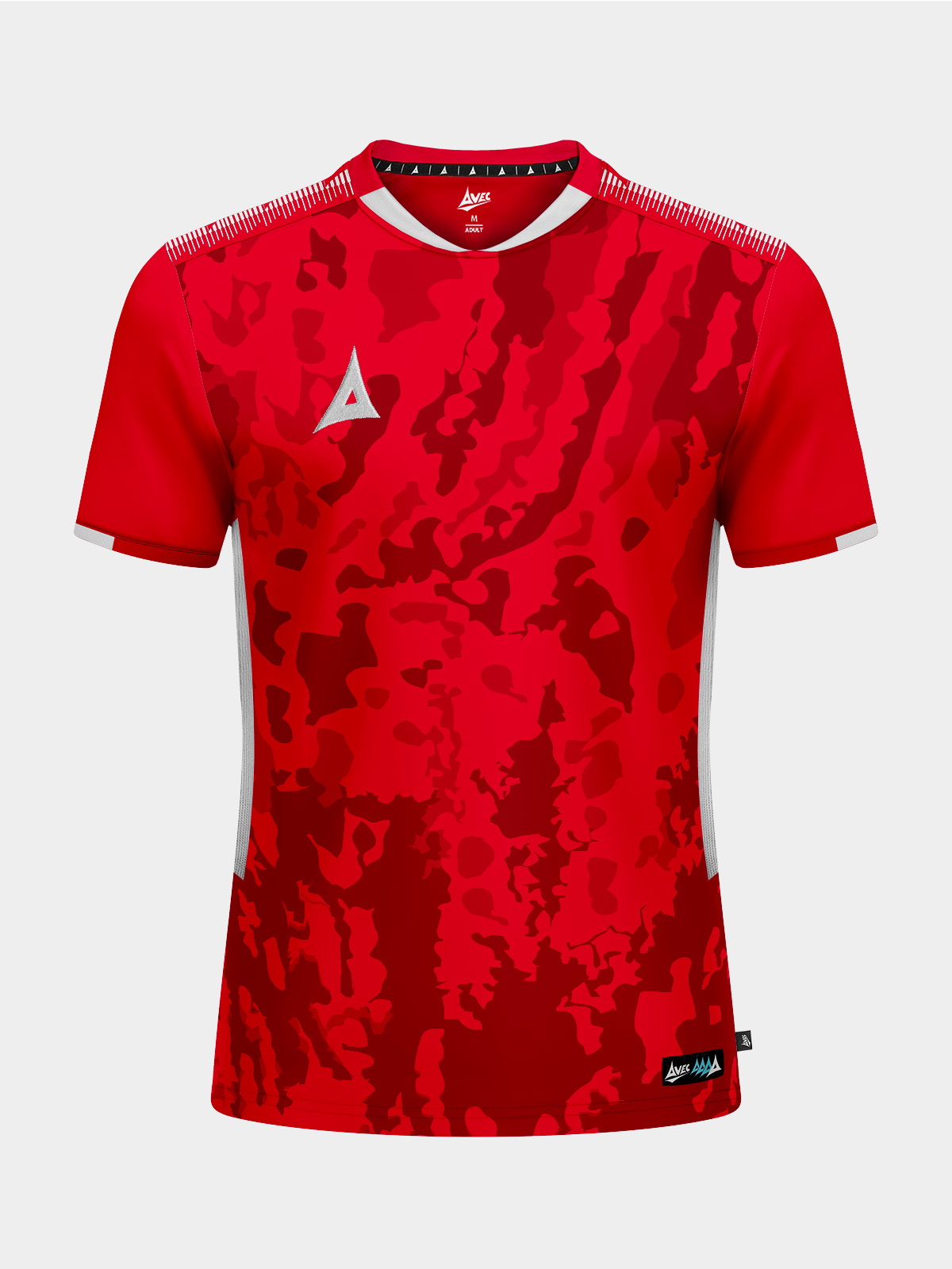 picture of pro intent jersey - red/white