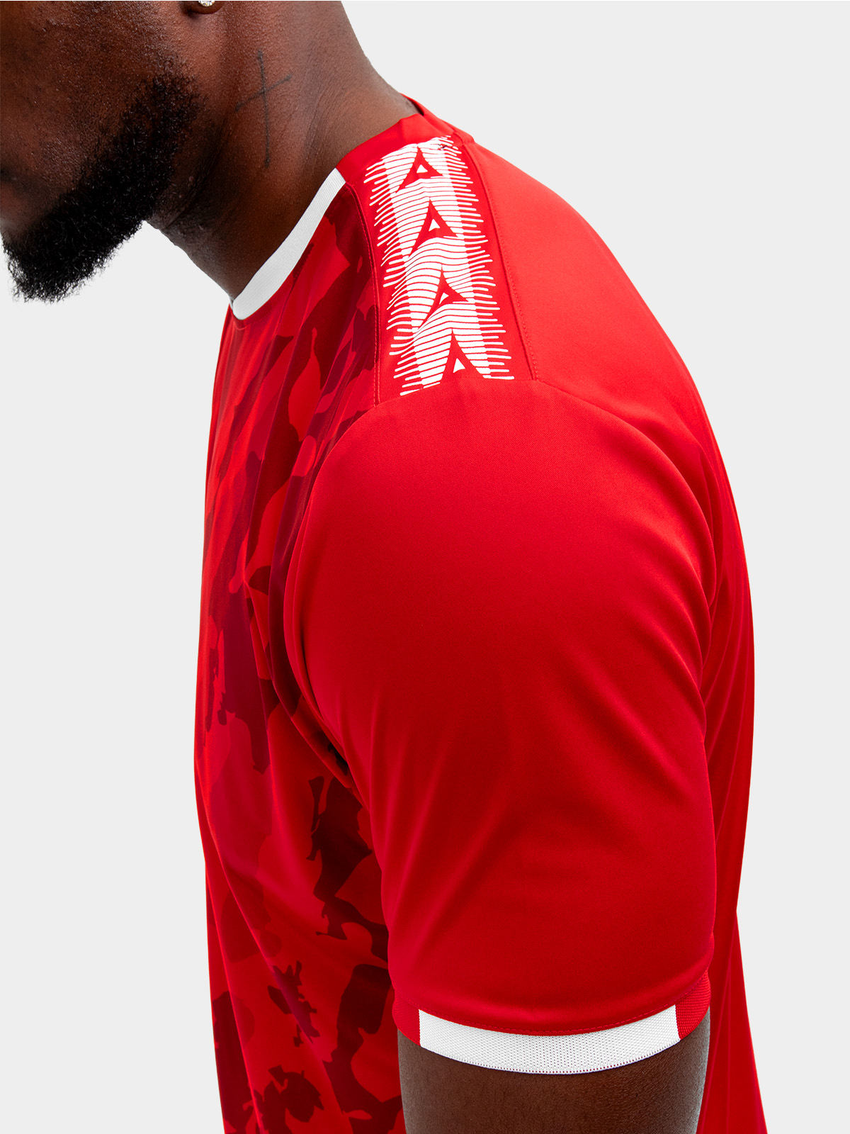 picture of pro intent jersey - red/white