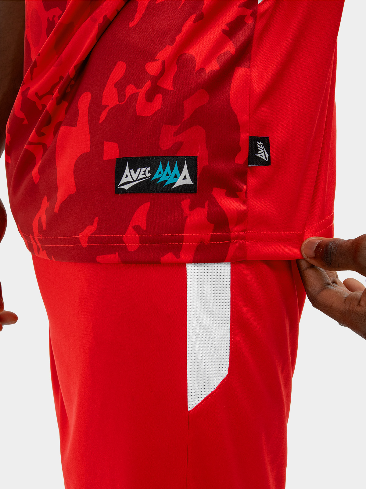 picture of pro intent jersey - red/white