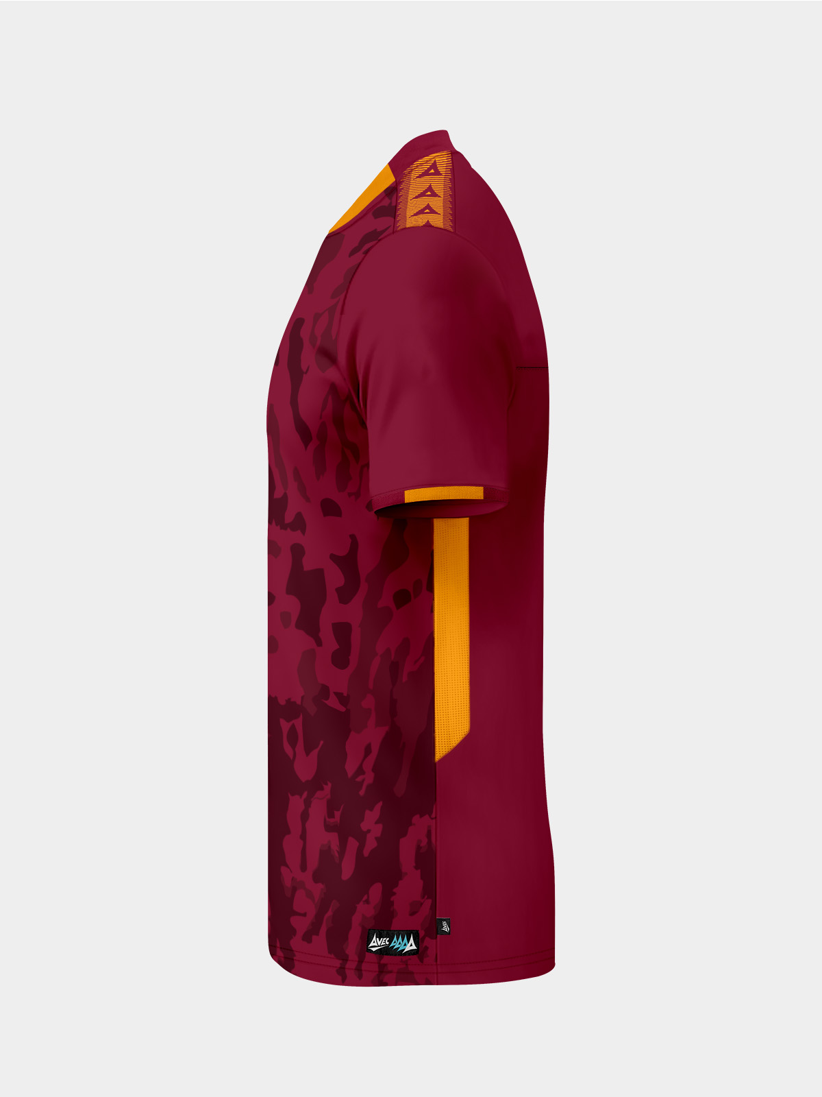 picture of pro intent jersey - claret/amber