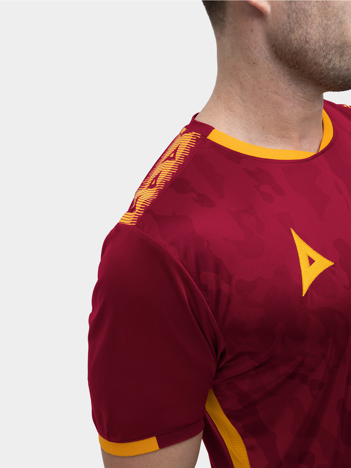 picture of pro intent jersey - claret/amber